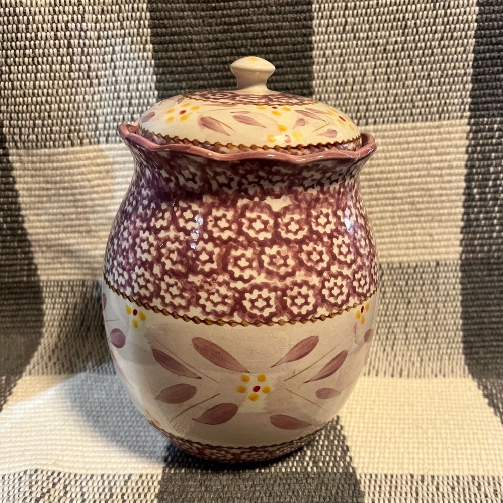 Temptations by Tara Confetti Old World Cookie Jar Canister